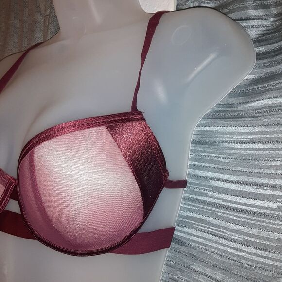 Youmita 38B Zinfandel Demi Mesh Push Up Bra NWT - Picture 3 of 8